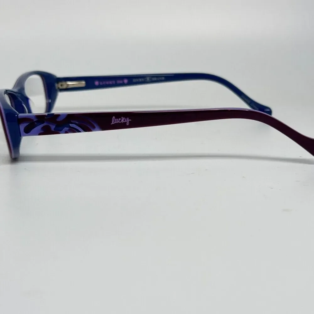 Lucky Brand Spark‎ Plug KIDS Cateye EyeGlasses in Red Purple H16292